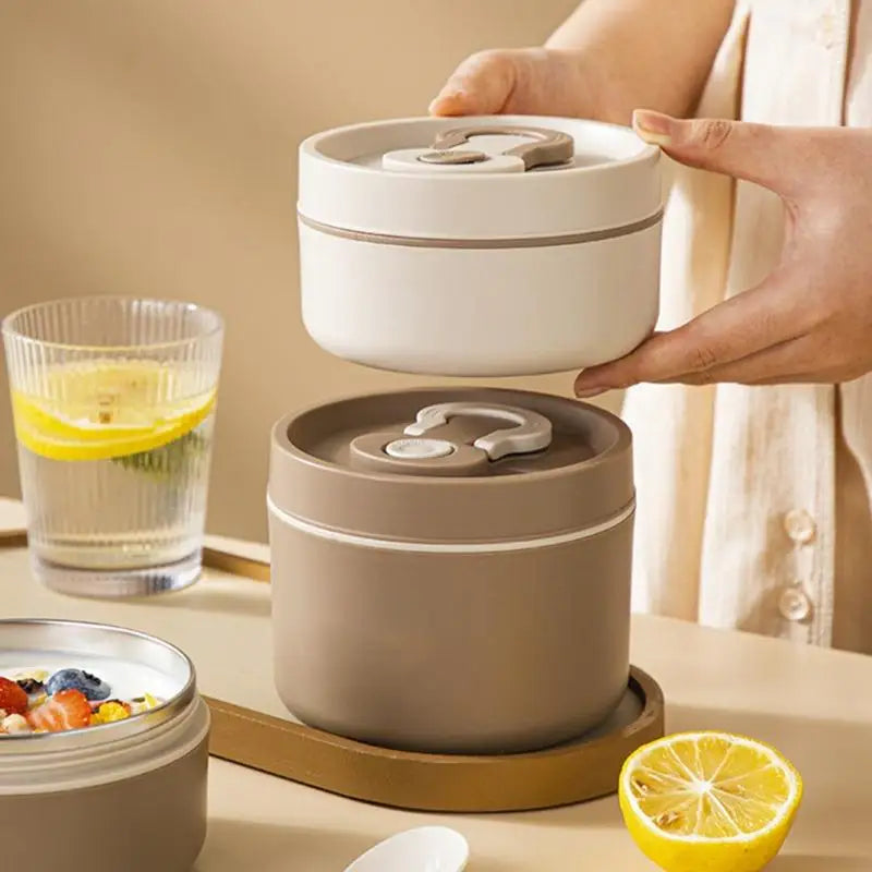 Lunch box thermique en inox – 350/650ml